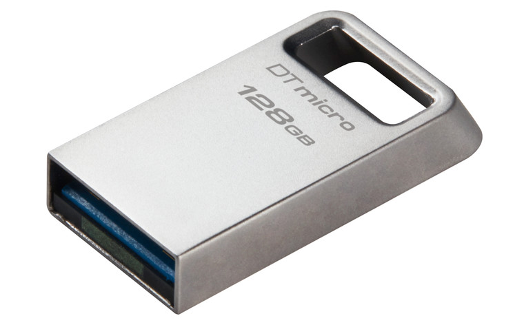 DTMC3G2/128GB, 128GB DataTraveler Micro 200MB/s Metal USB 3.2 Gen 1