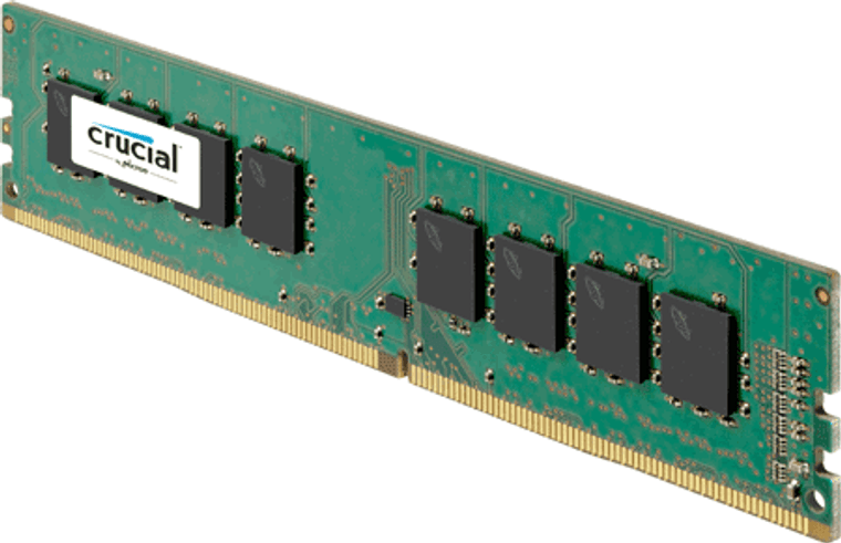 CT4G4DFS824A, 4GB DDR4 2400 MT/s (PC4-19200) CL17 SR x8 Unbuffered DIMM 288pin