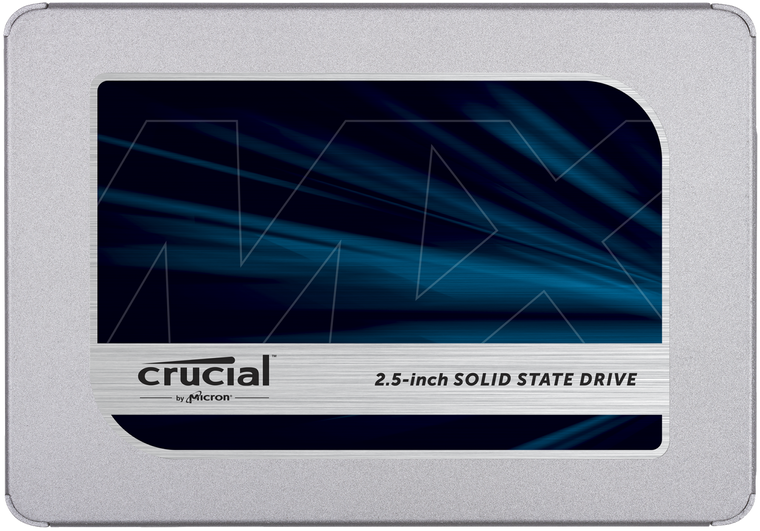 CT4000MX500SSD1, 4000GB Crucial MX500 SATA 2.5inch 7mm (with 9.5mm adapter) SSD