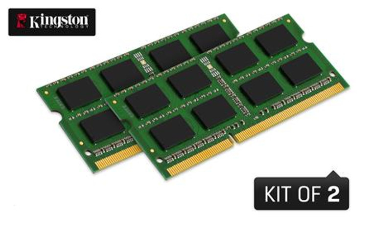 KVR16LS11K2/16, 16GB 1600MT/s DDR3L Non-ECC CL11 SODIMM (Kit of 2) 1.35V