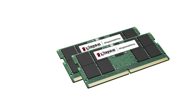 KVR48S40BD8K2-64, 64GB 4800MT/s DDR5 Non-ECC CL40 SODIMM (Kit of 2) 2Rx8