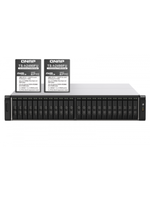 TS-h2490FU-7302P-128G, 24-Bay TurboNAS