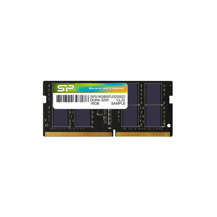 SP016GBSFU320X02, 16GB DDR4-3200 CL22 SODIMM