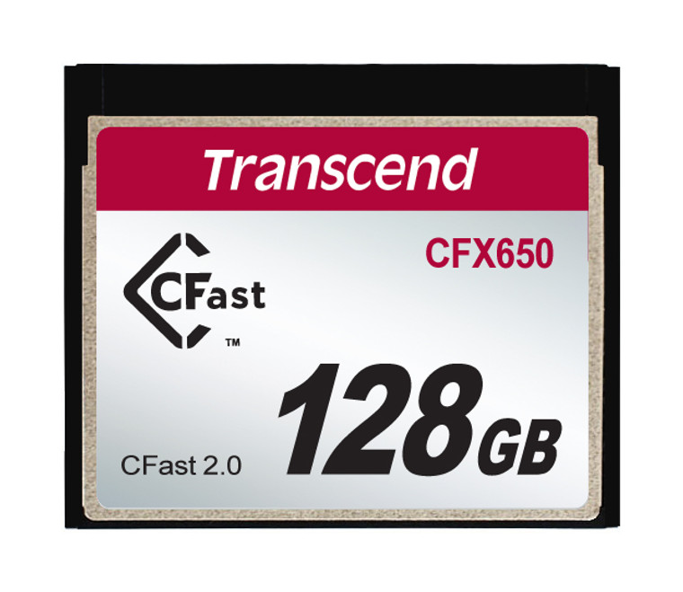 TS128GCFX650, 128GB, CFast Card, SuperMLC