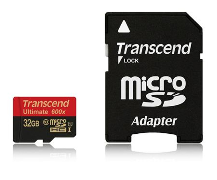 TS32GUSDHC10U1, 32GB microSDHC Class10 U1, MLC, 600x