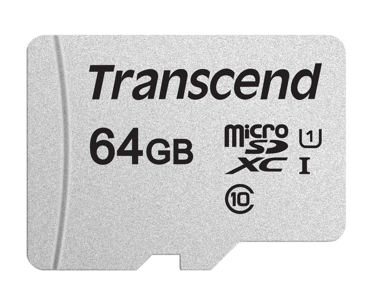 TS64GUSD300S, 64GB UHS-I U1 microSD w/o adapter