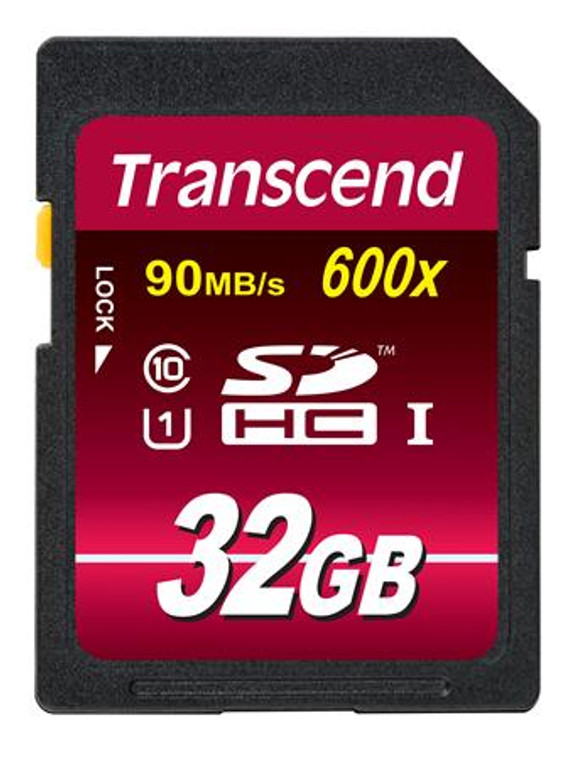 TS32GSDHC10U1, 32GB SDHC Class10 UHS-I Card, 600X