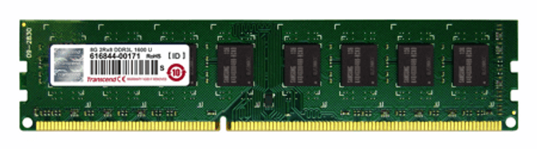 TS1GLK64W6H, 8GB DDR3L 1600 U-DIMM 2Rx8