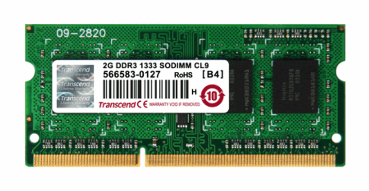 TS256MSK64V3N, 2GB DDR3 1333 SO-DIMM 1Rx8