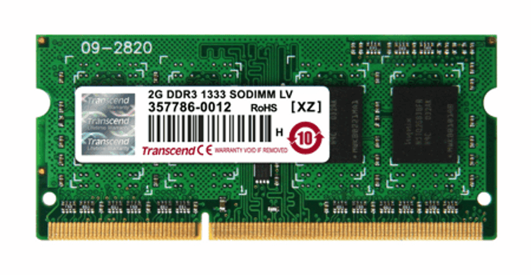 TS256MSK64W3N, 2GB DDR3L 1333 SO-DIMM 1Rx8