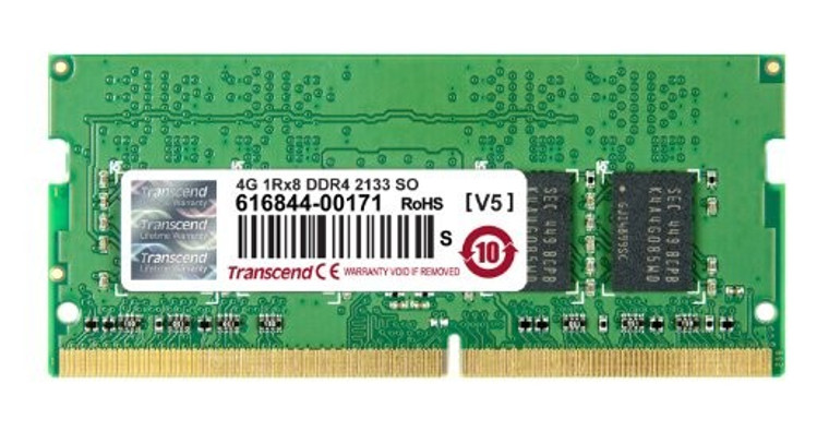 TS512MSH64V1H, 4GB DDR4 2133Mhz SO-DIMM 1Rx8