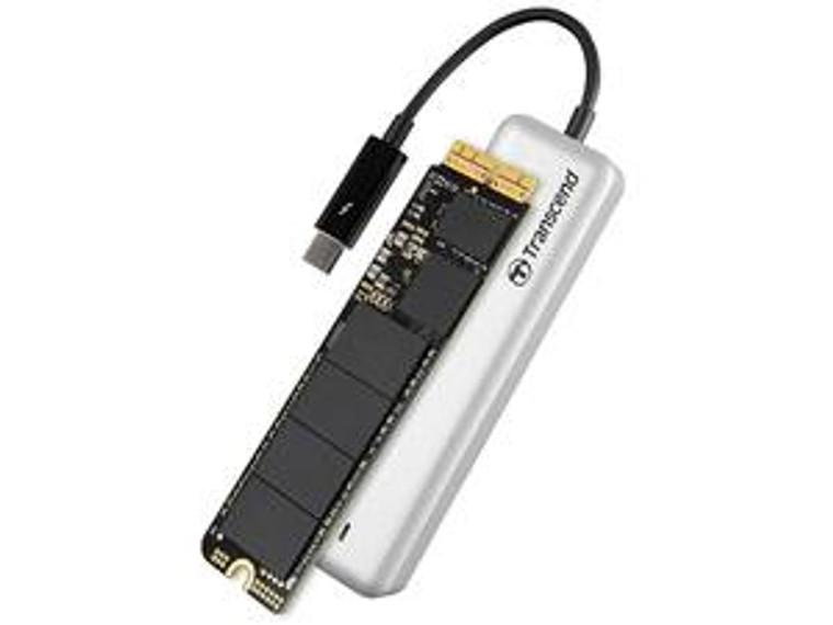 TS240GJDM825, 240GB, AHCI PCIe SSD for Mac, JetDrive 825, M13-M15, enclosure