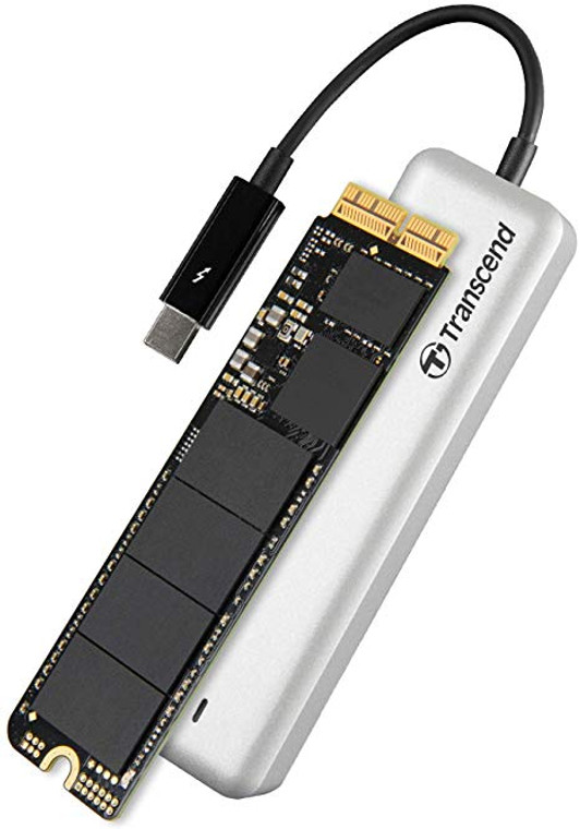 TS480GJDM855, 480GB, NVMe PCIe SSD for Mac, JetDrive 855, M13-M15, enclosure