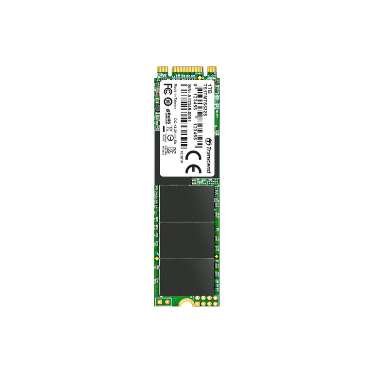 TS1TMTS832S, 1TB, Single Side, M.2 2280 SSD, SATA B+M Key, TLC