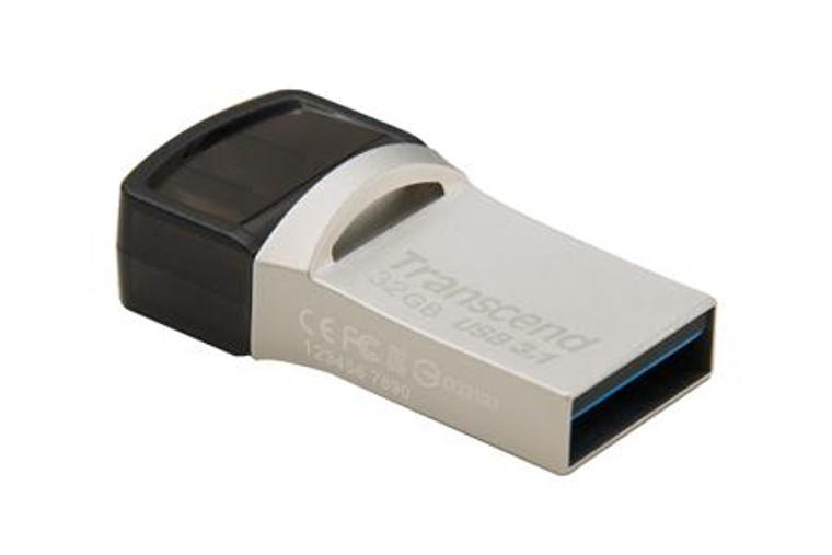 TS32GJF890S, 32GB, USB3.1, Pen Drive, OTG, Type AC, Silver