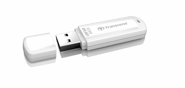 TS64GJF730, 64GB, USB3.1, Pen Drive, Classic, White