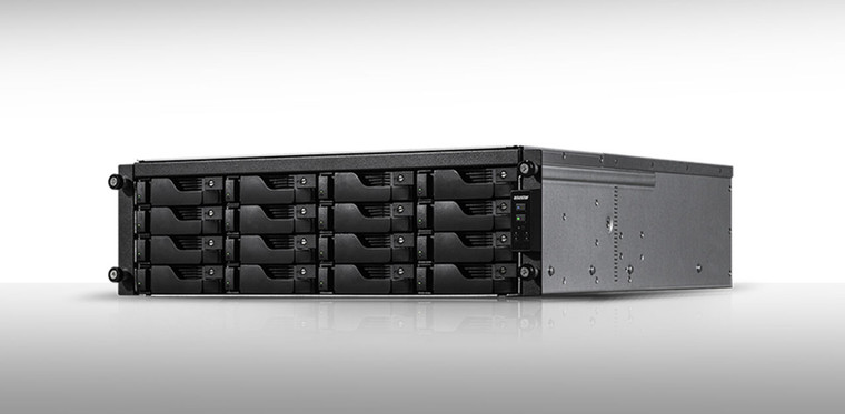 AS7116RDX+Rail, 16 Bay NAS, Intel 9th Xeon E-2224, 8GB DDR4 ECC UDIMM, GbE x4, M.2 Drive Slots x2 (22110/2280/2260/2242 SATA/NVM