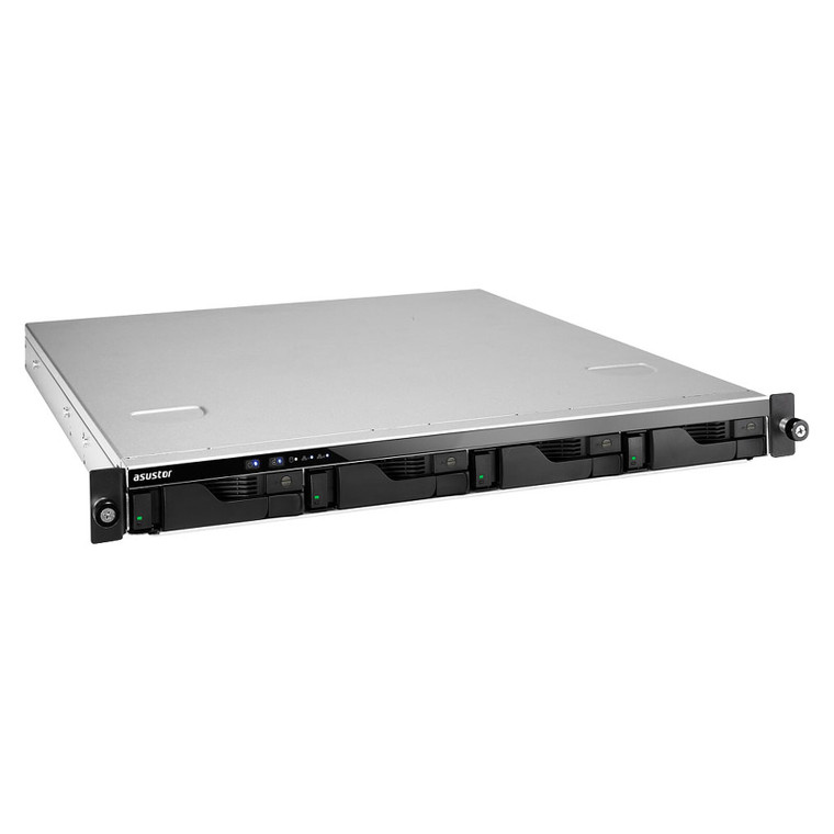 AS6504RD+Rail, 4 Bay NAS, Intel ATOM C3538 Quad-Core, 8GB DDR4, GbE x 2, 2.5 GbE x 2, PCIe Gen3 (by 8 x1 - 4 link), USB 3.2 Gen 
