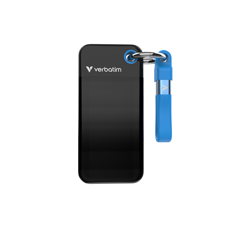32433, Pocket SSD USB 3.2 Gen 2 128GB Black/Blue