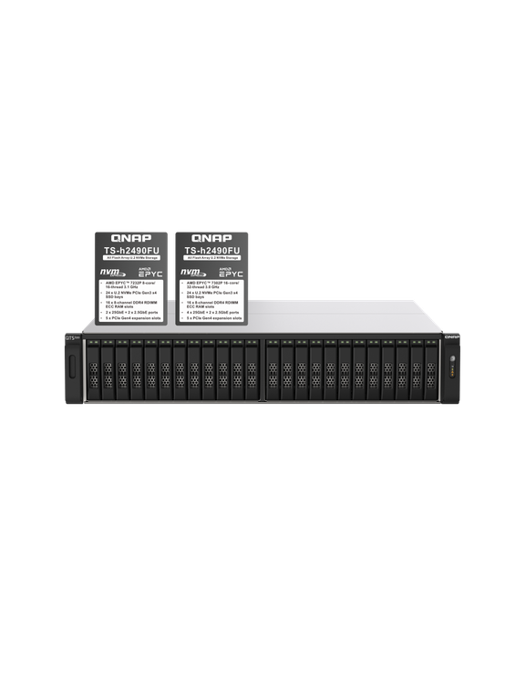 TS-h2490FU-7302P-64G, 24-Bay TurboNAS