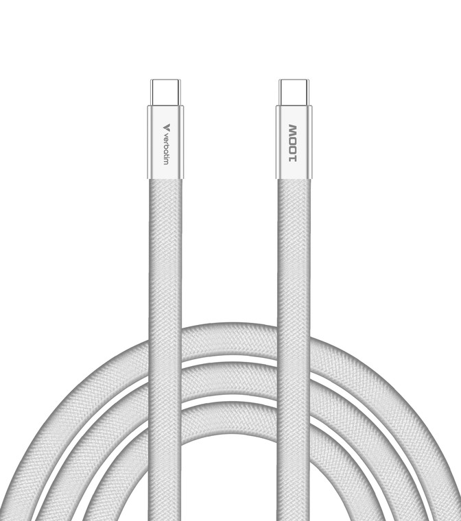 30277, SoftTouch USB-C to C cable 100W 120 cm - White