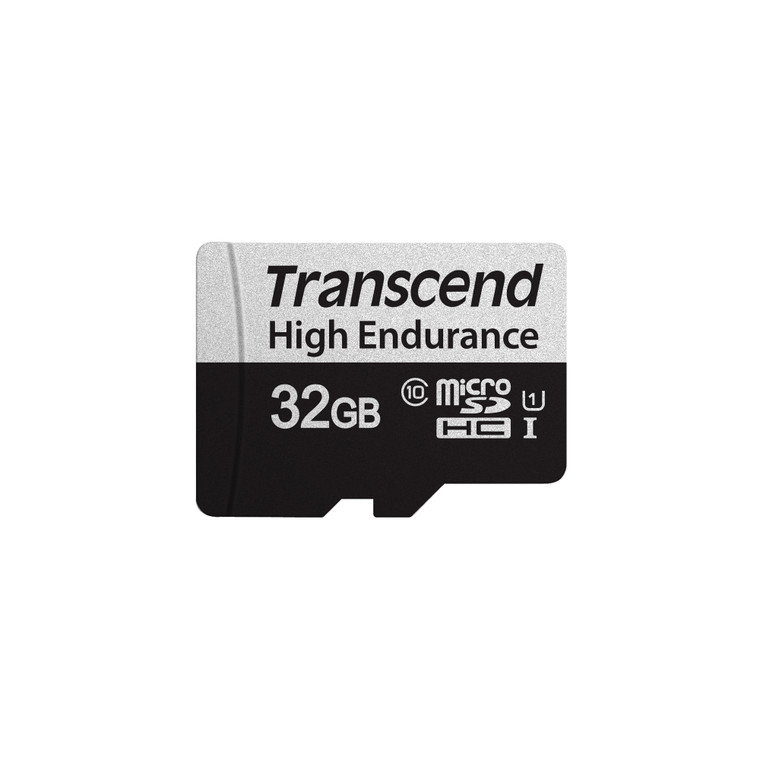 TS32GUSD350V, 32GB microSD w/ adapter U1, High Endurance