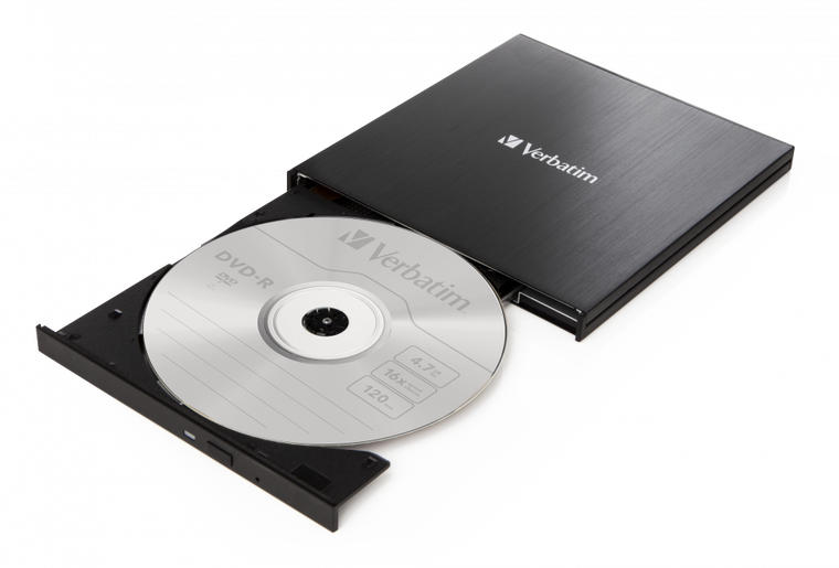 43886, EXTERNAL SLIMLINE CD/DVD WRITER USB 3.2 Gen 1/ USB-C