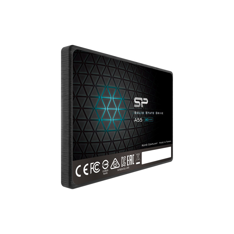 SP004TBSS3A55S25, 4TB Silicon Power Ace A55 2, 5inch SSD - SATAIII, 3D NAND, 7mm - Max 560/530 Mb/s