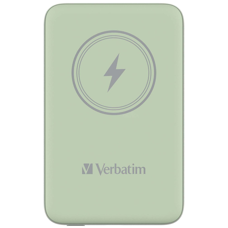 32246, Charge n Go Magnetic Wireless PowerBank 10000 Green