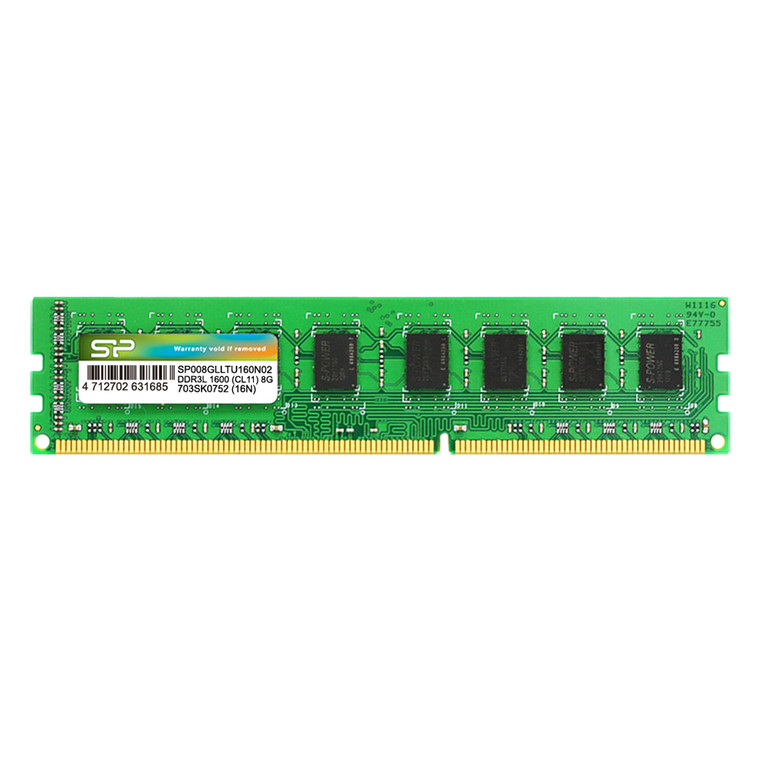 SP008GLLTU160N02, 8GB DDR3-1600 CL11 1.35V (512x8) 16chips DIMM