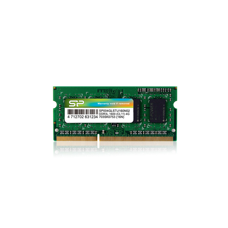 SP004GLSTU160N02, 4GB DDR3-1600 CL11 1.35V (512x8) 8chips SODIMM