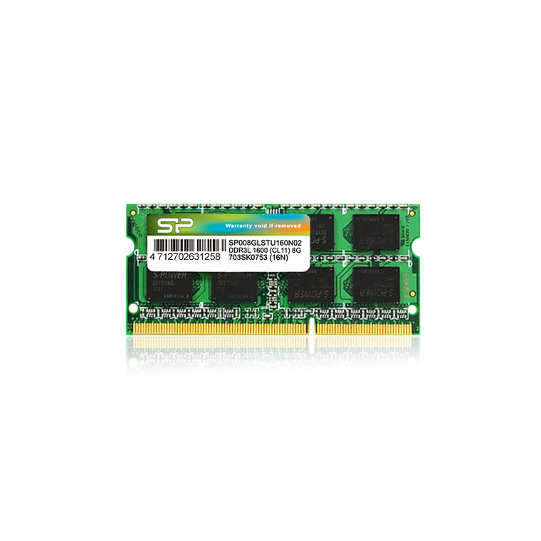 SP008GLSTU160N02, 8GB DDR3-1600 CL11 1.35V (512x8) 16chips SODIMM