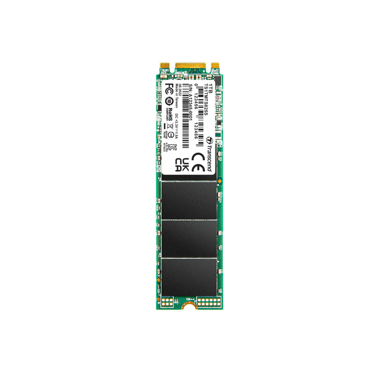 TS1TMTS825S, 1TB, M.2 2280 SSD, SATA3 B+M Key, TLC