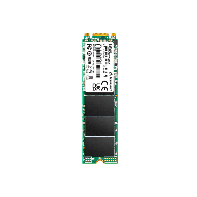 TS500GMTS825S, 500GB, M.2 2280 SSD, SATA3 B+M Key, TLC