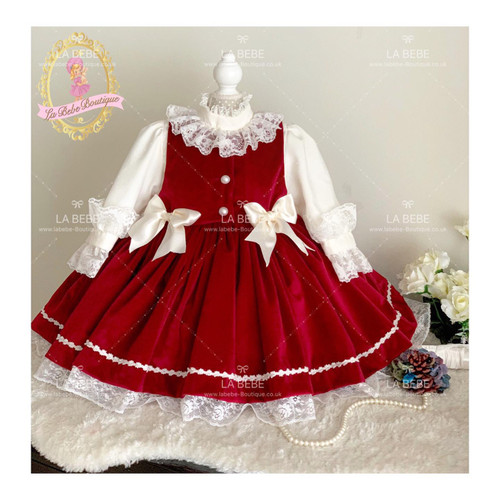 baby girl spanish puffball dress