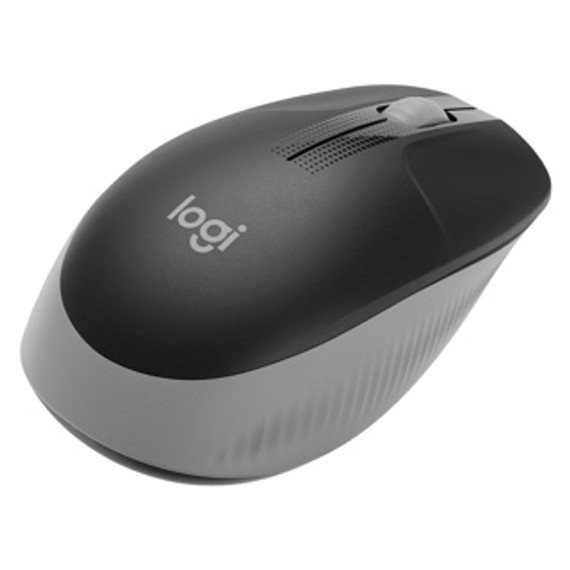 LOGITECH M190 Full-size wireless mouse - MID GREY - EMEA 12M