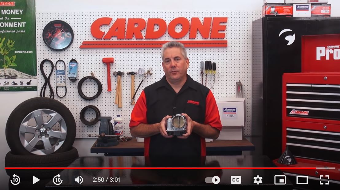 Throttle Body Operation, Calibration and Symptoms of Failure CARDONE