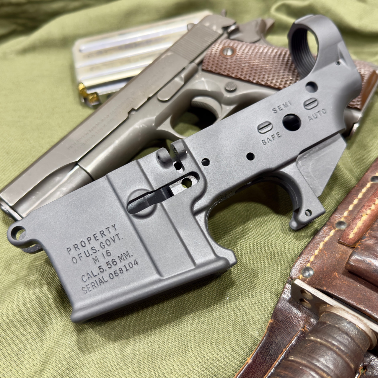M16 ウッドプレート 604 Receiver Partial Fence