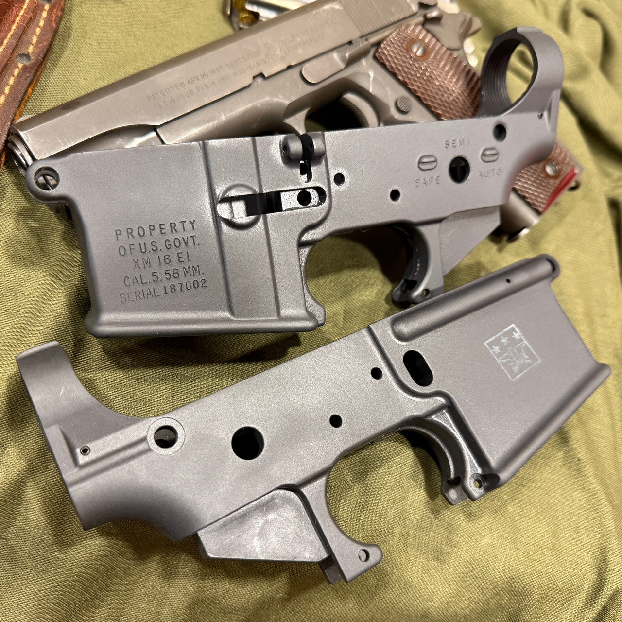 DNA AR-15、M4、M16 GBB用 M16A1 タイプフィクスドストック DNA AR-15