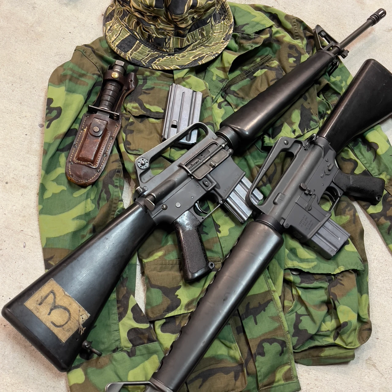 Carabine M16a1 American Vietnam Era M16A1 Assault Rifle