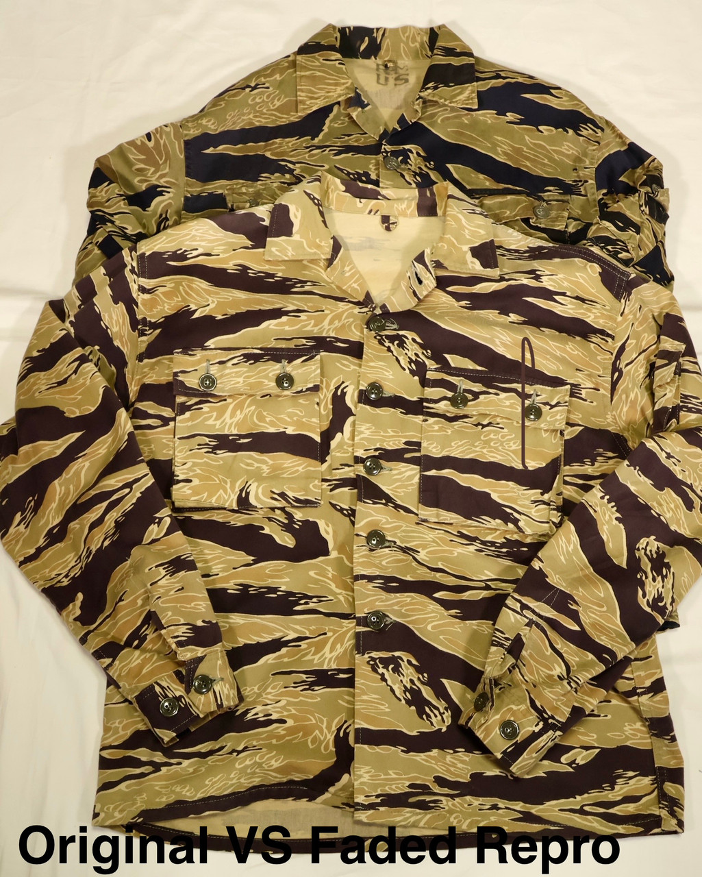 Gold Tiger Stripe 2nd Model US-Cut Shirt - MADE IN JAPAN