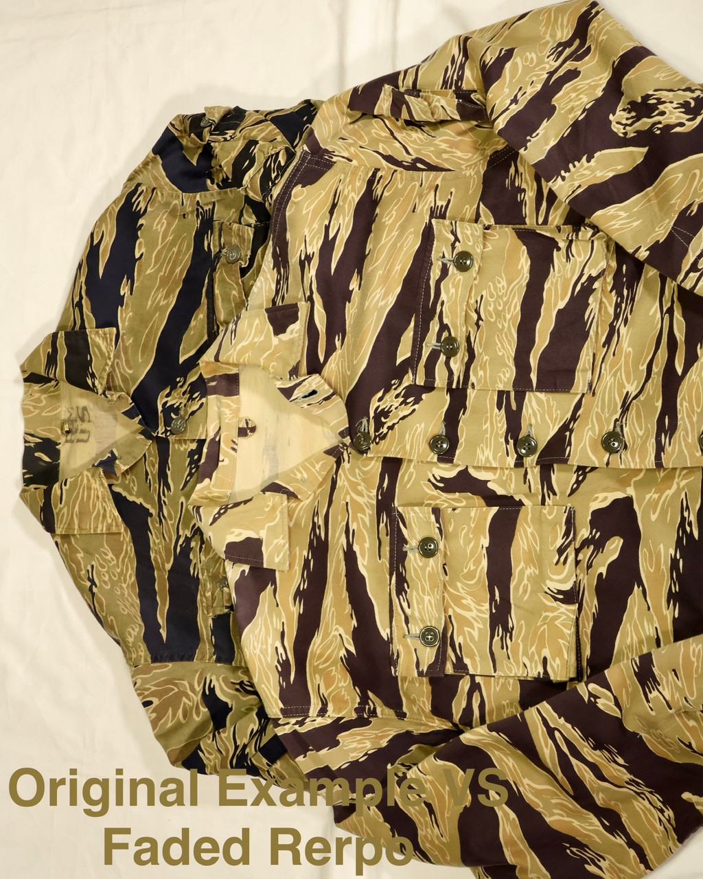 Gold Tiger Stripe 2nd Model US Cut Pants - MADE IN JAPAN