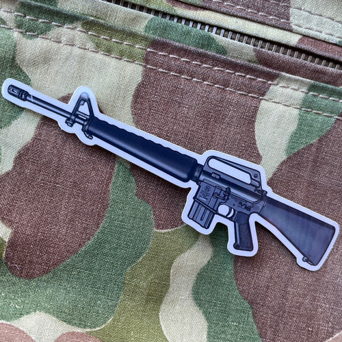 "The Lion" M16A1 Sticker