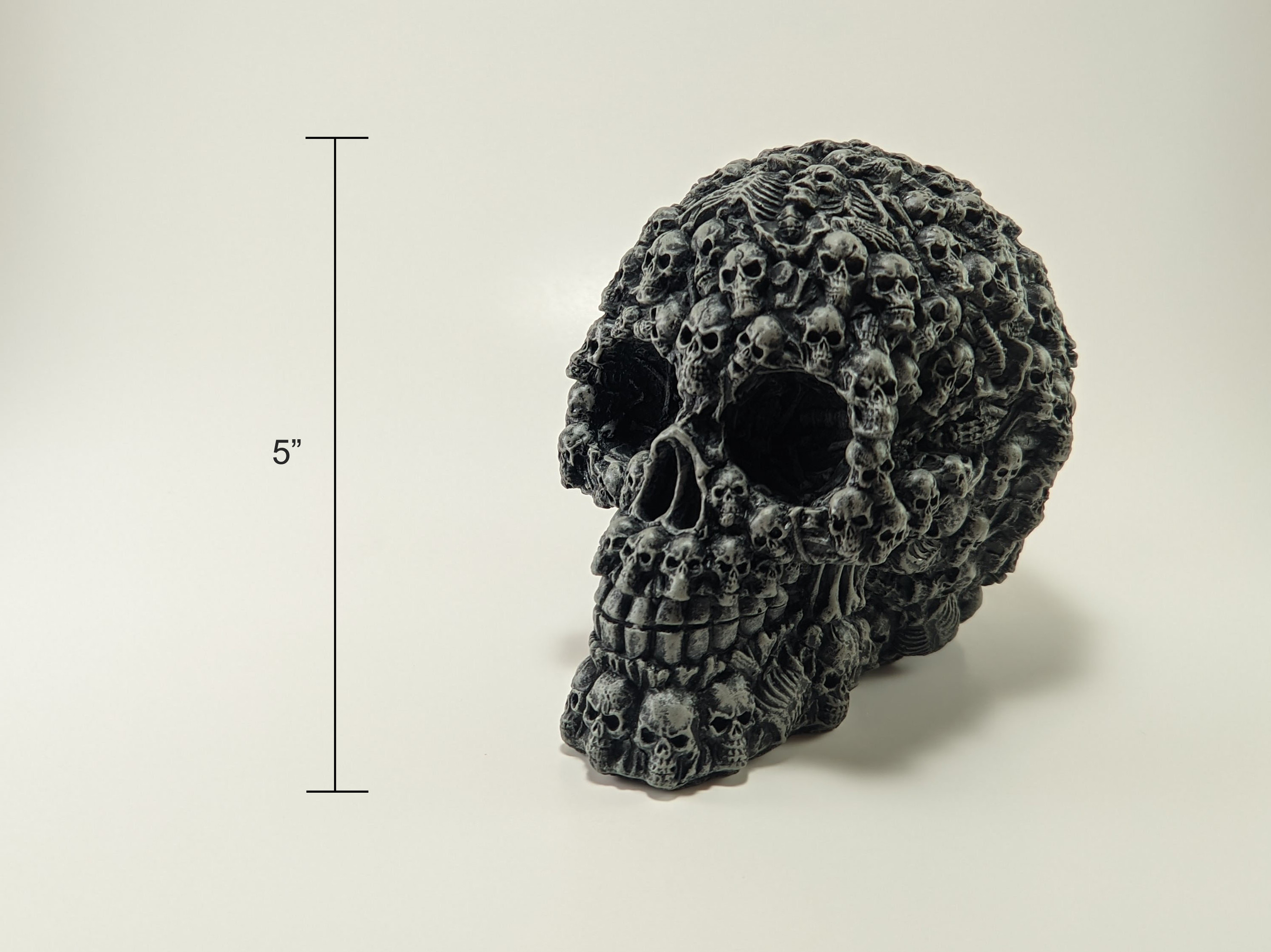 Skull Concrete Statue