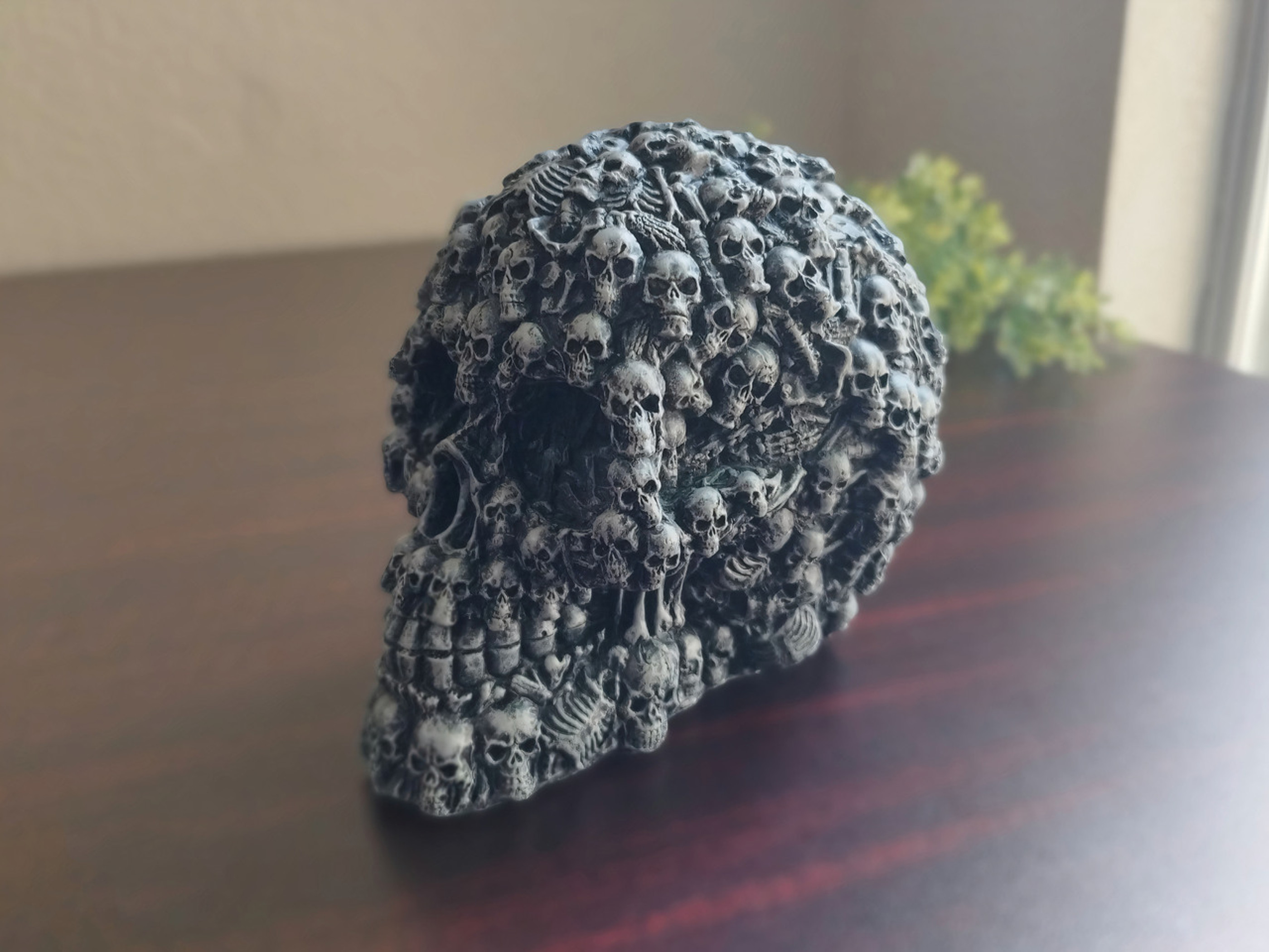 Skull Concrete Statue