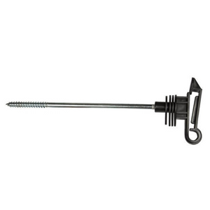 Patura Rope and Tape Insulator, with Long Shaft - Wood Thread - 40mm Patura Rope and Tape Insulator, with Long Shaft - Wood Thread - 40mm
