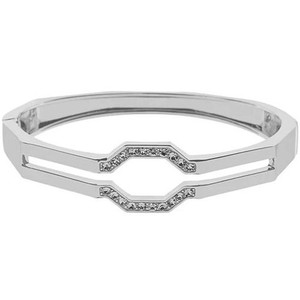 Indulgence Decagonal Double Crystal Rhodium Hinge