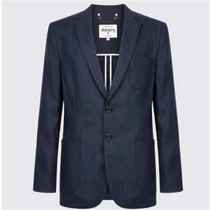 Dubarry Glen Linen Mens Blazar - Navy Dubarry Glen Linen Mens Blazar - Navy