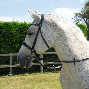 Rhinegold Anatomical Bridle – Italian Leather With Cavesson Noseband (Inc Smooth Rubber Reins) Rhinegold Anatomical Bridle – Italian Leather With Cavesson Noseband (Inc Smooth Rubber Reins)