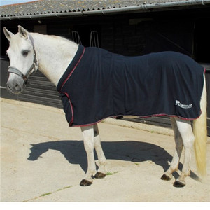 Rhinegold Comfey Collar Fleece Rug - Navy